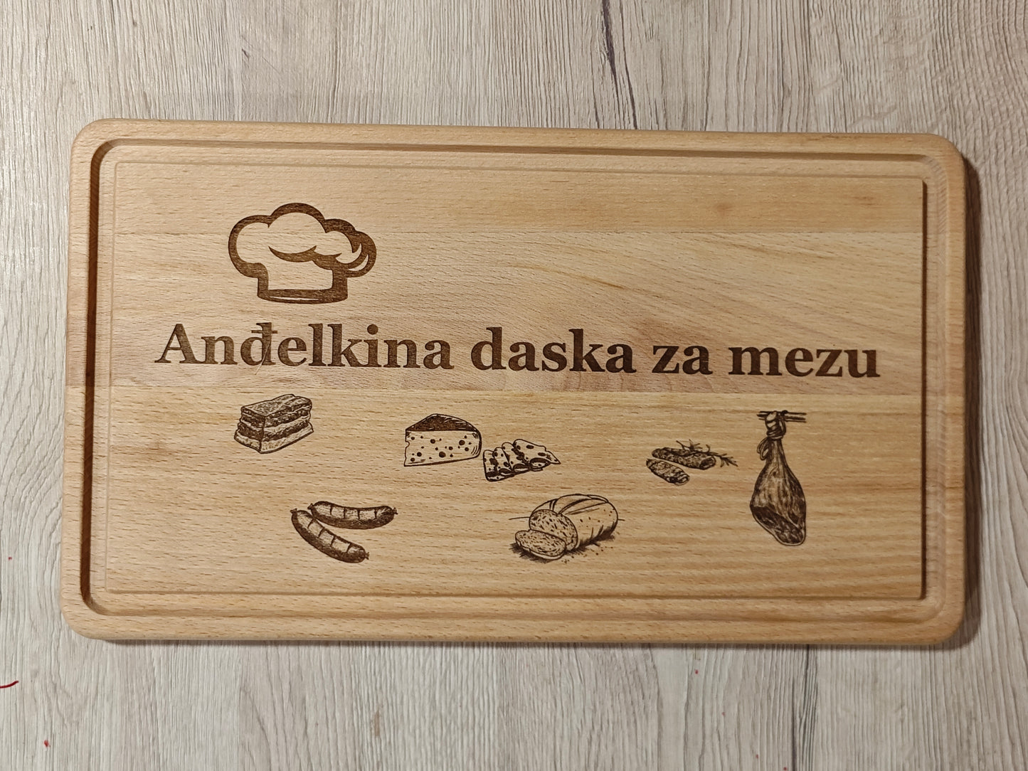 Personalizirana kuhinjska daska za rezanje najfinijih namirnica