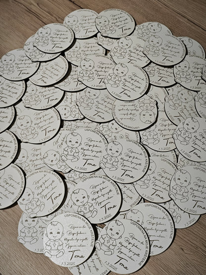 Personalizirani Magneti za Krštenje – Unikatna Uspomena
