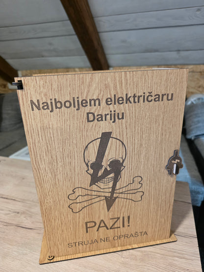 Personalizirana poklon kutija za Električara