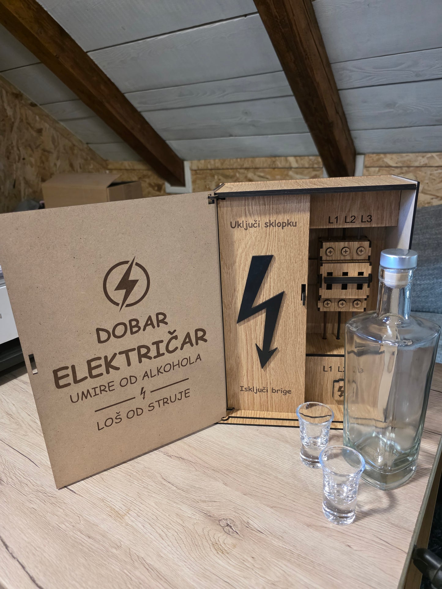 Personalizirana poklon kutija za Električara
