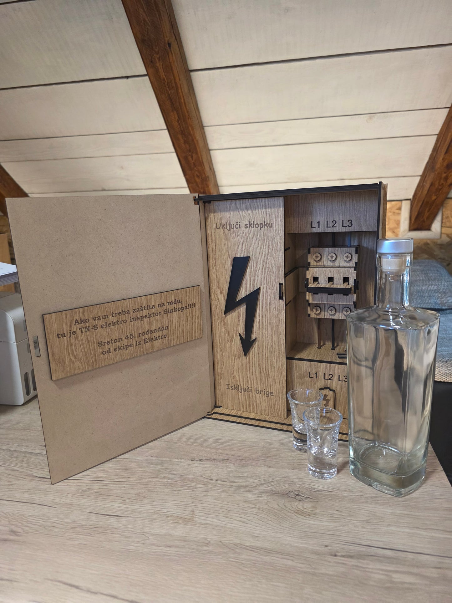 Personalizirana poklon kutija za Električara